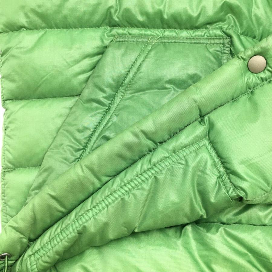 パーリーゲイツ 2WAYダウンジャケット グリーン ダウン88％ 袖着脱可
