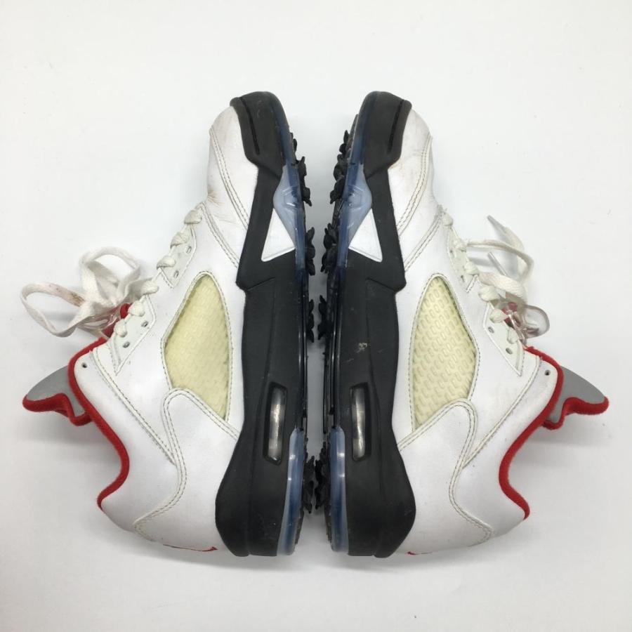 NIKE（ナイキ） エアジョーダン ゴルフシューズ 白×レッド CU4523-100
