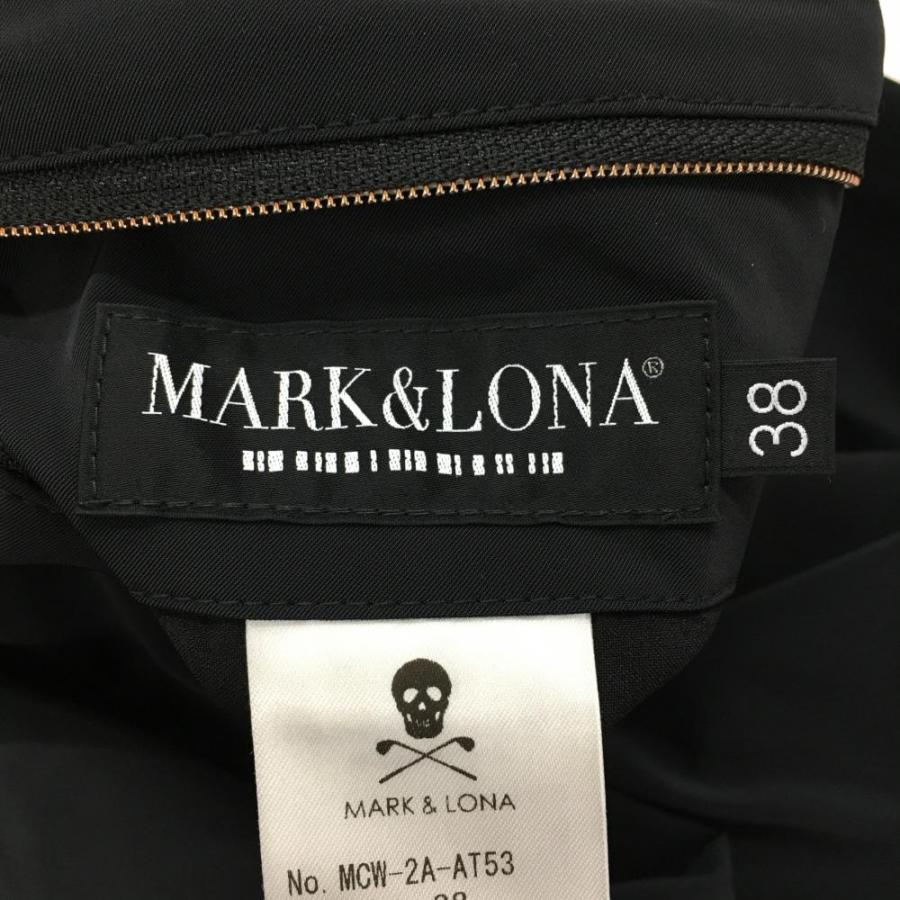 MARK&LONA（マークアンドロナ） パンツ 黒×白 サイド切替 シリコン