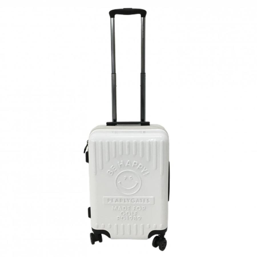 PEARLY GATES（パーリーゲイツ） キャリーケース 白 PGニコちゃん