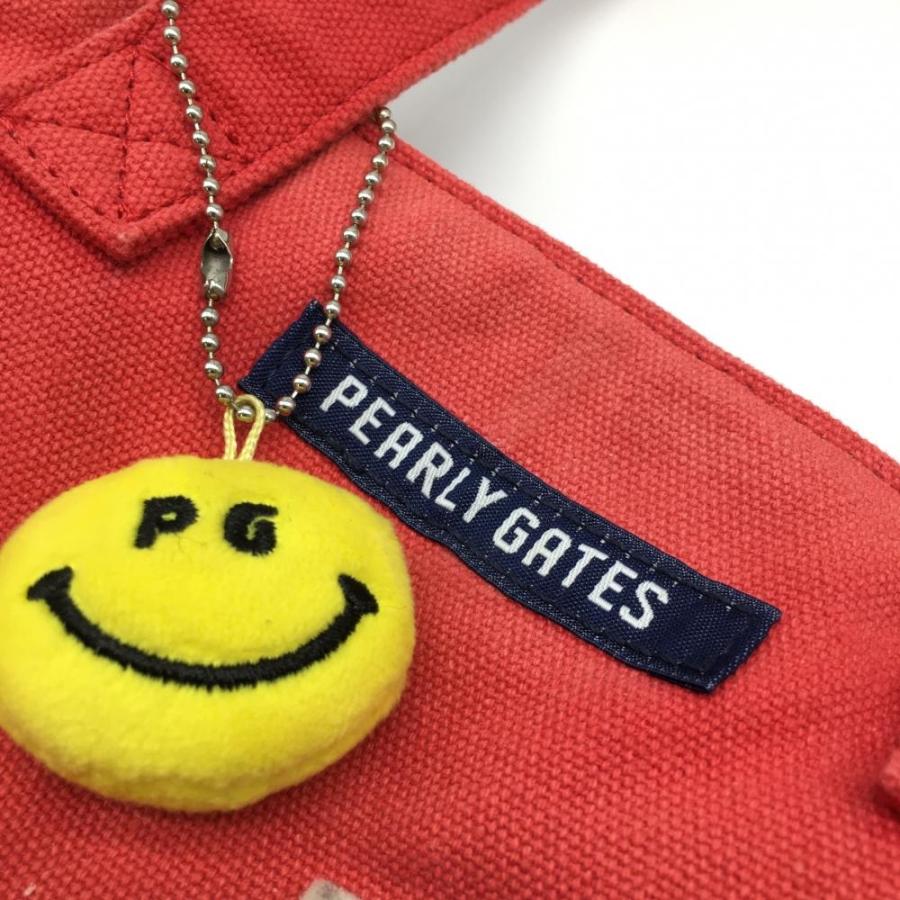 訳あり＊PEARLY GATES パーリーゲイツ カートバッグ レッド×ネイビー