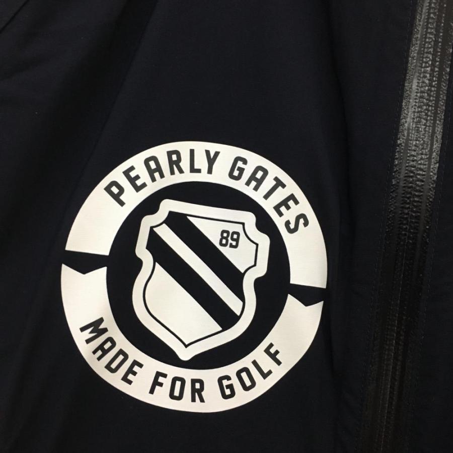 PEARLY GATES（パーリーゲイツ） 2WAYレインワンピース ネイビー×白