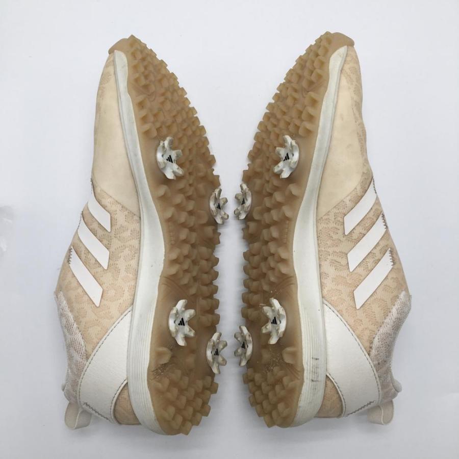 adidas（アディダス） ゴルフシューズ ピンクベージュ レオパード柄