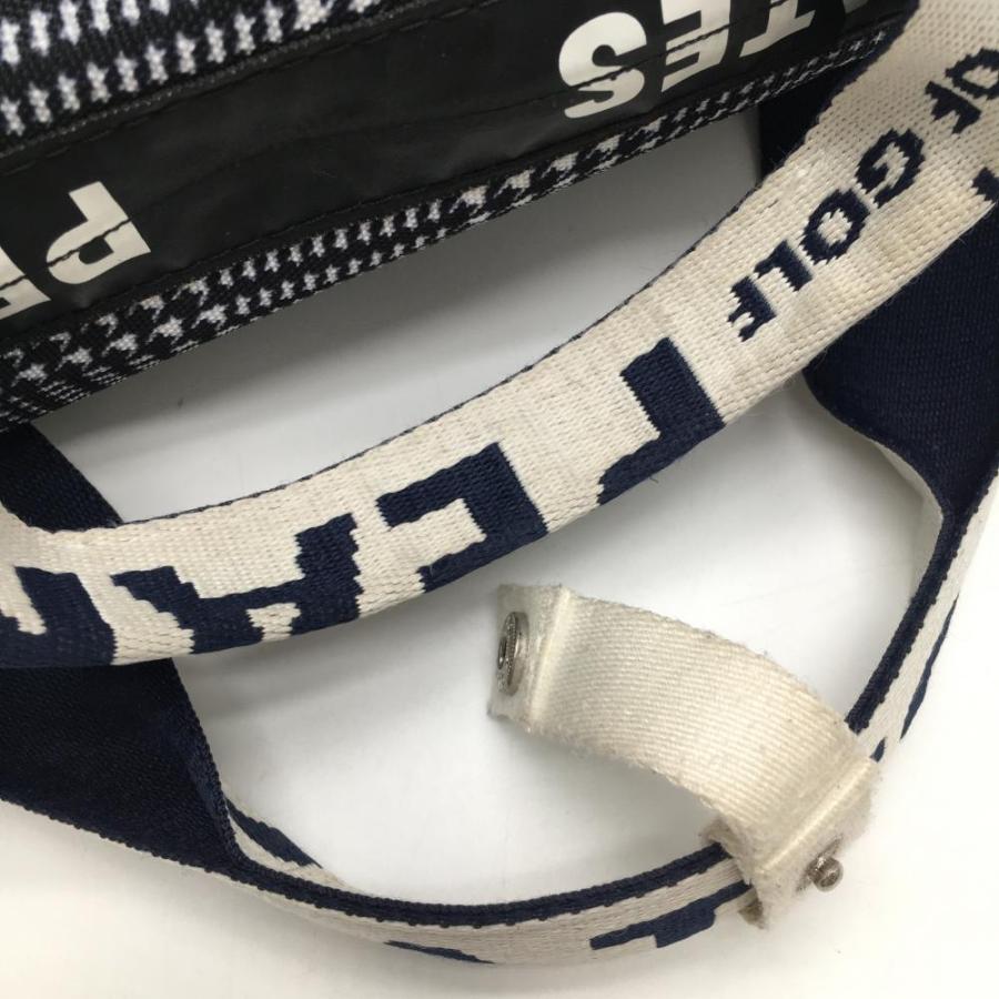 PEARLY GATES（パーリーゲイツ） 2WAYボストンバッグ ネイビー×白