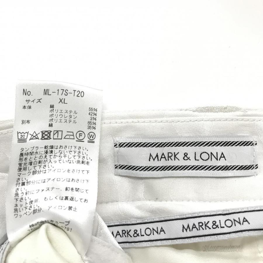 MARK&LONA（マークアンドロナ） 【美品】マークアンドロナ パンツ 白