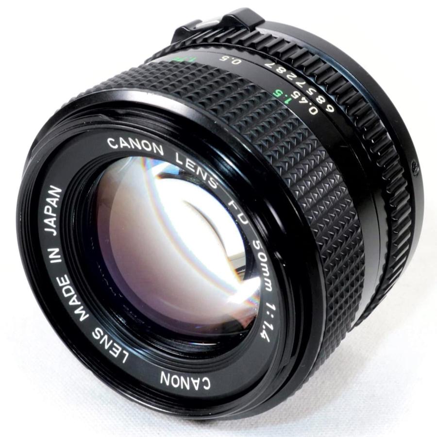 美品》 CANON NEW FD 50mm F1.4 キヤノン 単焦点オールドレンズ 中古