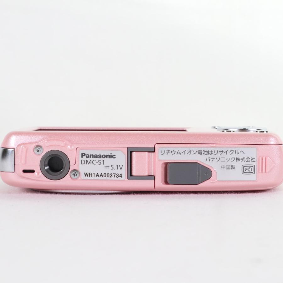中古】 美品 Panasonic LUMIX DMC-S1 ピンク デジカメ パナソニック
