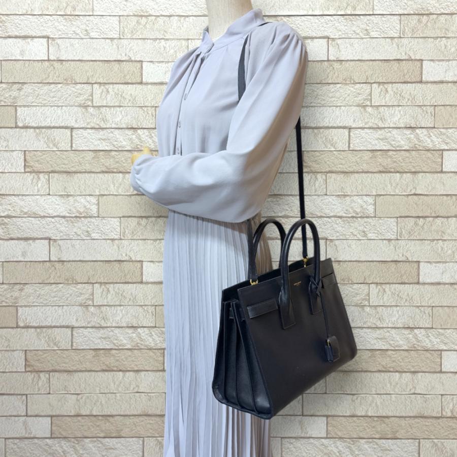 サンローラン サックドジュール スモール ショルダーバッグ レザー