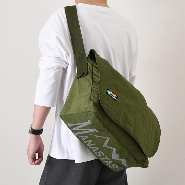 MANASTASH（マナスタッシュ） ショルダーバッグ メンズ 20L 大きめ 大