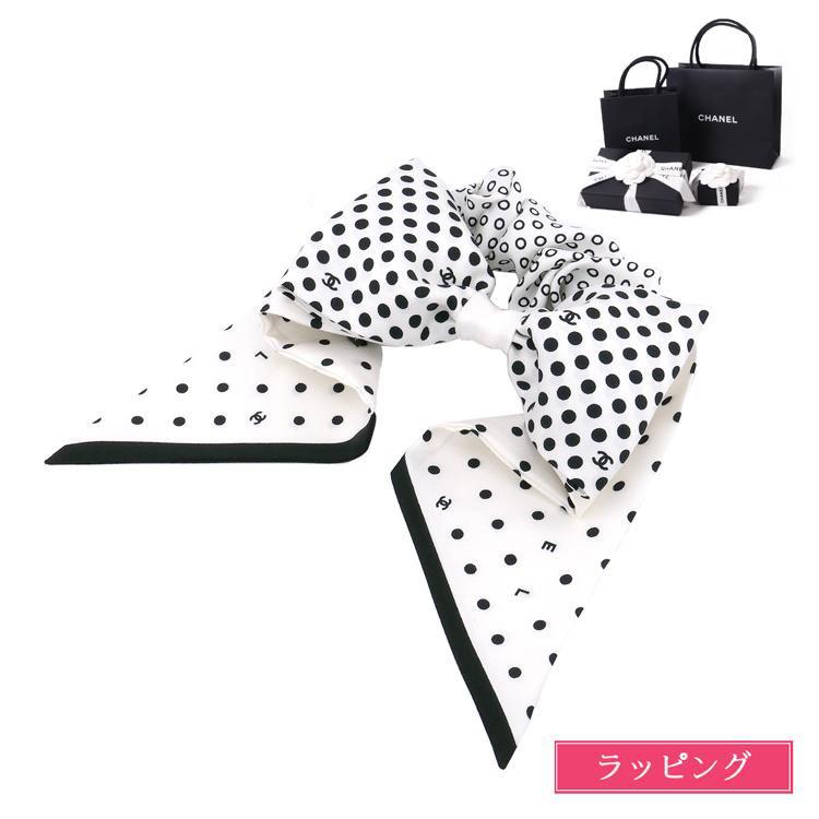 CHANEL（シャネル） ヘア アクセサリー シルクリボン シュシュ 髪飾り