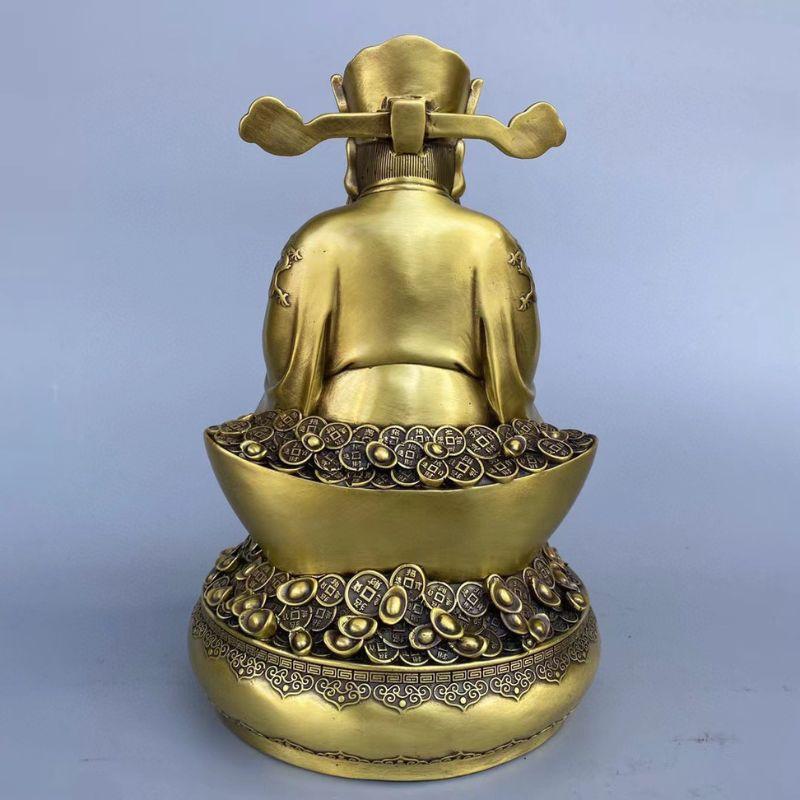 文?神 財神像 置物 オブジェ インテリア 風水 神 神様 財運祈願 金運