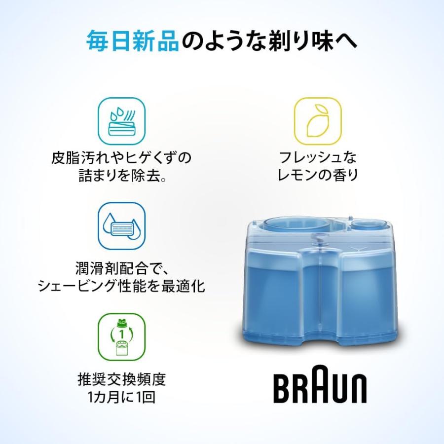 BRAUN（ブラウン） 洗浄液 6個入り CCR6 カートリッジ シェーバー
