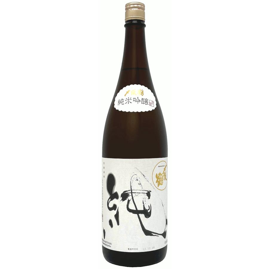 〆張鶴 純（純米吟醸）1.8L 日本酒 清酒 1800ml 一升瓶 新潟 宮尾酒造