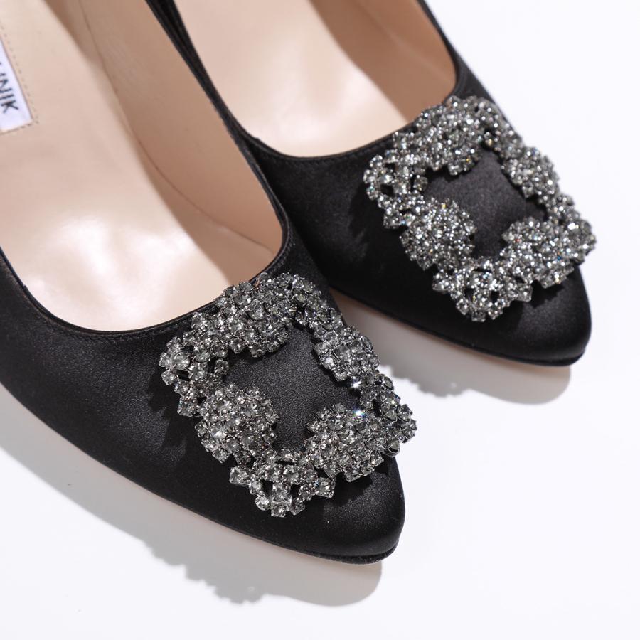 MANOLO BLAHNIK（マノロブラニク） パンプス HANGISI FMC SATIN 070