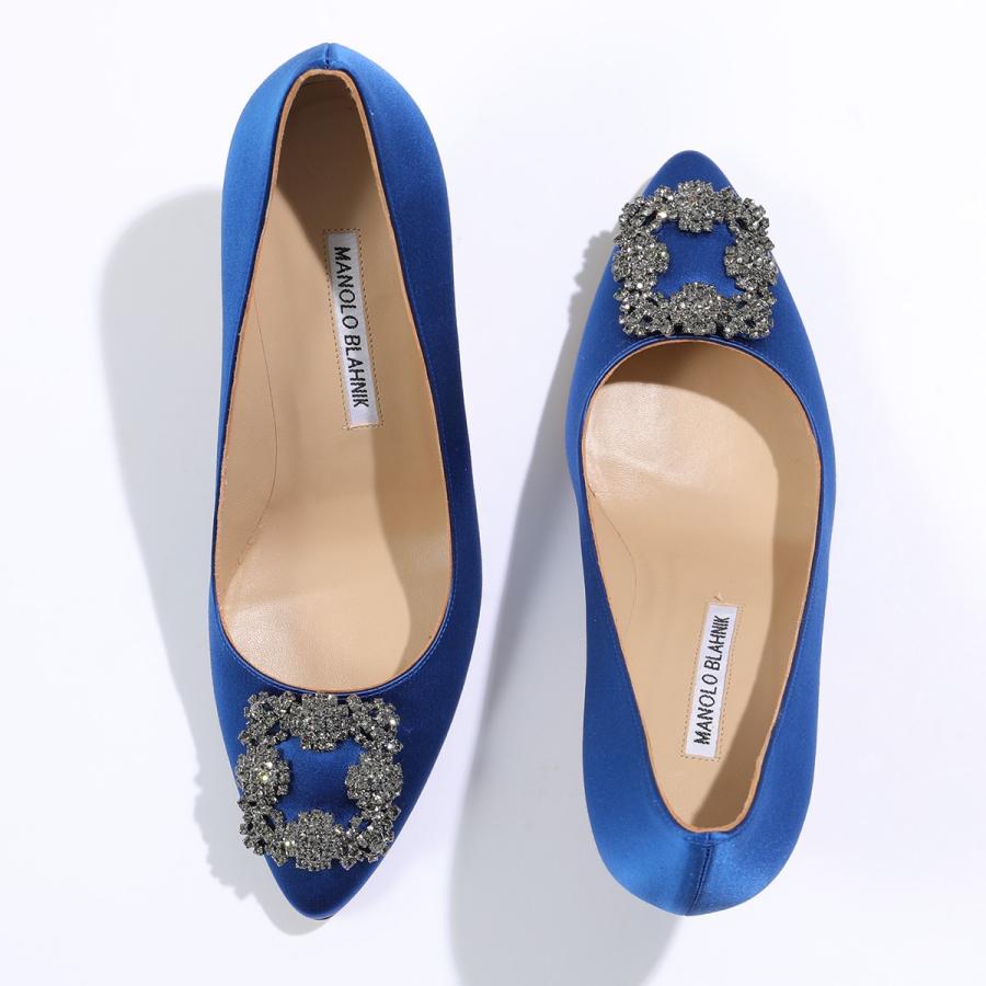 MANOLO BLAHNIK（マノロブラニク） パンプス HANGISI FMC SATIN 070