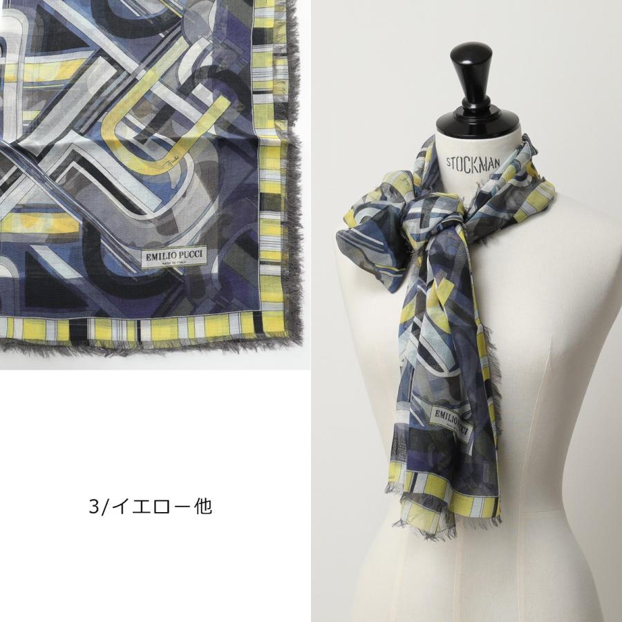 EMILIO PUCCI（エミリオプッチ） 8J651 カラー4色 イタリア製 ストール