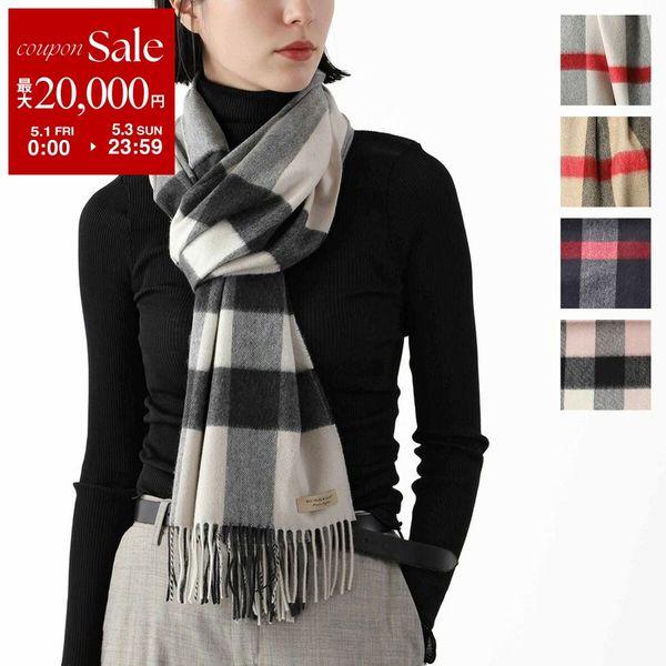 BURBERRY（バーバリー） マフラー HALF MEGA CHECK CASHMERE SCARF