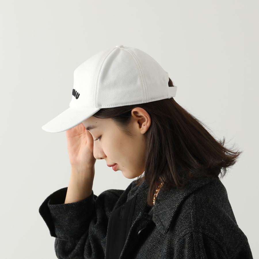 miu miu（ミュウミュウ） ベースボールキャップ 5HC179 2DXI