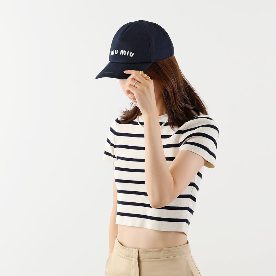miu miu（ミュウミュウ） ベースボールキャップ 5HC179 2DXI