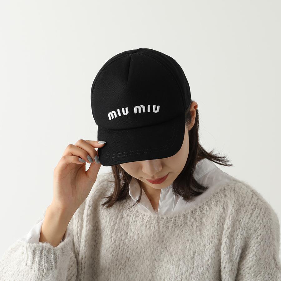 miu miu（ミュウミュウ） ベースボールキャップ 5HC179 2DXI