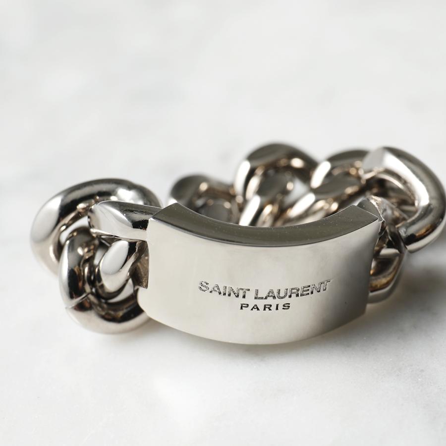 SAINT LAURENT サンローラン リング 701306 Y1500 メンズ チェーン ID