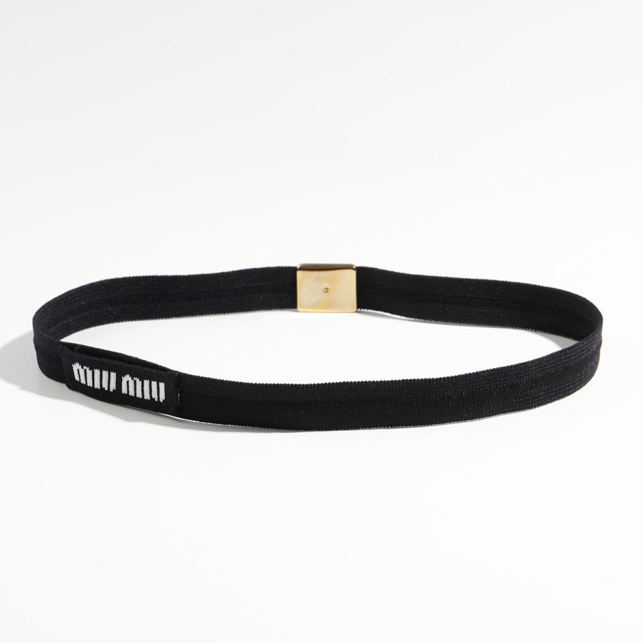 miu miu（ミュウミュウ） ヘアバンド 5IH056 2F8L レディース ロゴ