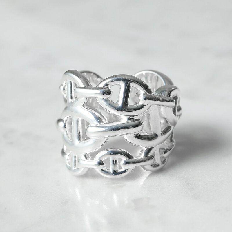 HERMES（エルメス） リング シェーヌダンクル アンシェネ GM Chaine