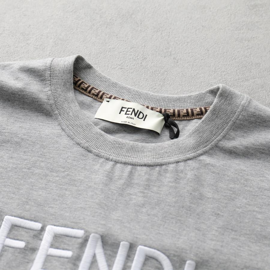 FENDI（フェンディ） 半袖Tシャツ FS7254 ALCA レディース ロゴ刺繍