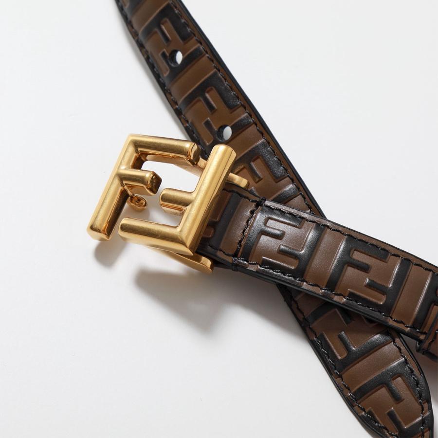 FENDI（フェンディ） ベルト 8C0648 AQ1J レディース FF柄 FFバックル