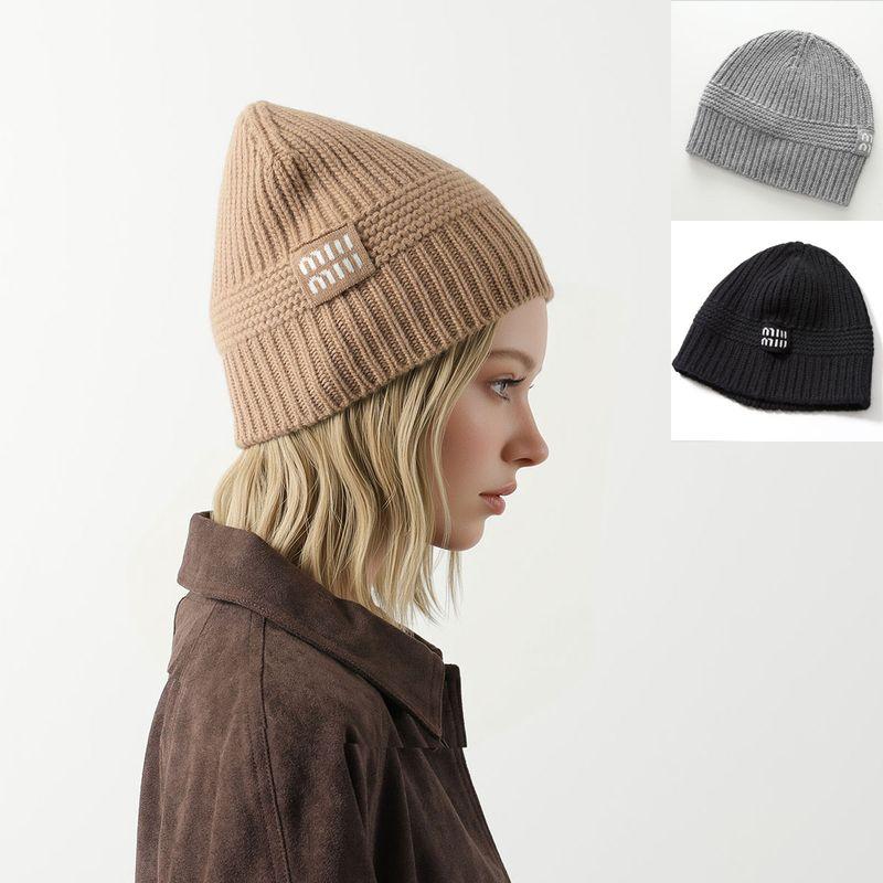 miu miu（ミュウミュウ） ニット帽 5HC311 2F8S レディース カシミヤ