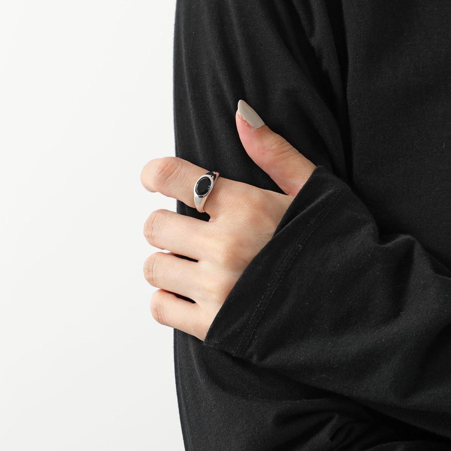 TOM WOOD（トムウッド） リング メンズ Joe Ring Polished Onyx ジョー