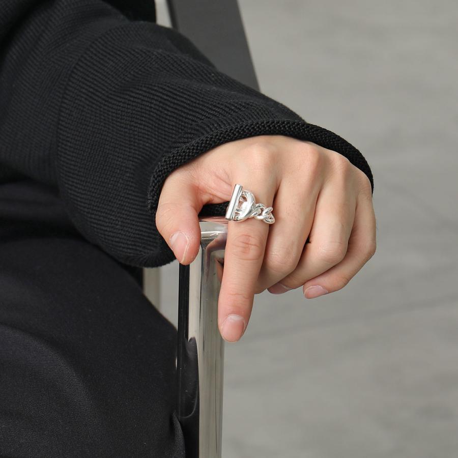 HERMES（エルメス） リング クロワゼット GM CROISETTE Chaine d'ancre