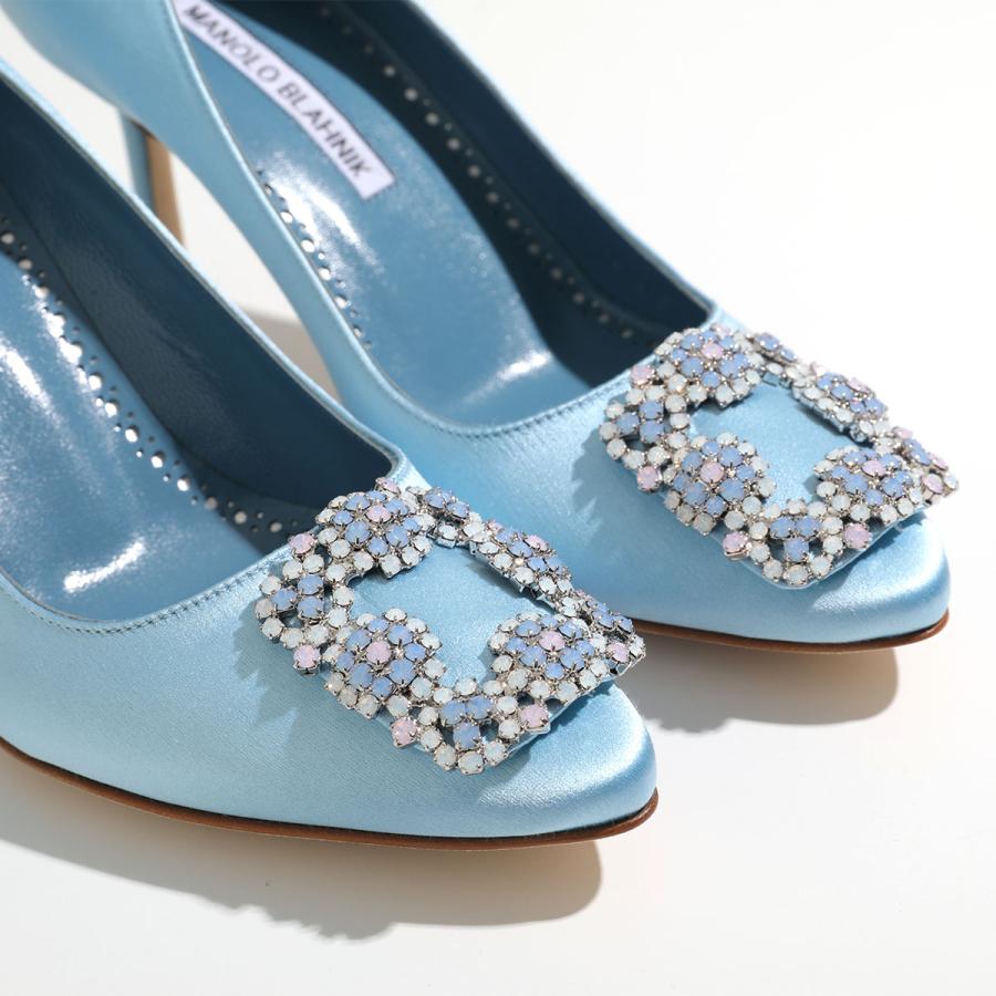 MANOLO BLAHNIK（マノロブラニク） パンプス HANGISI OPAL SATIN 070
