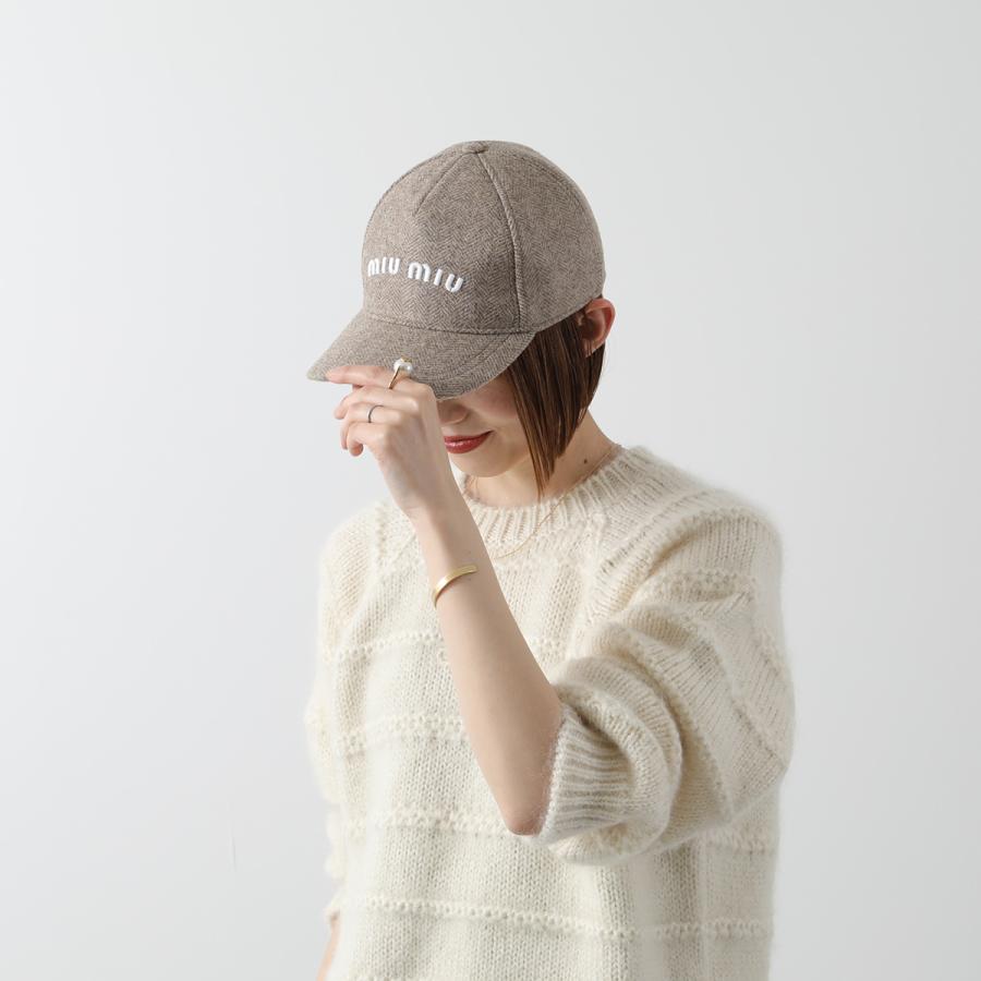 miu miu（ミュウミュウ） ベースボールキャップ 5HC179 2CSI