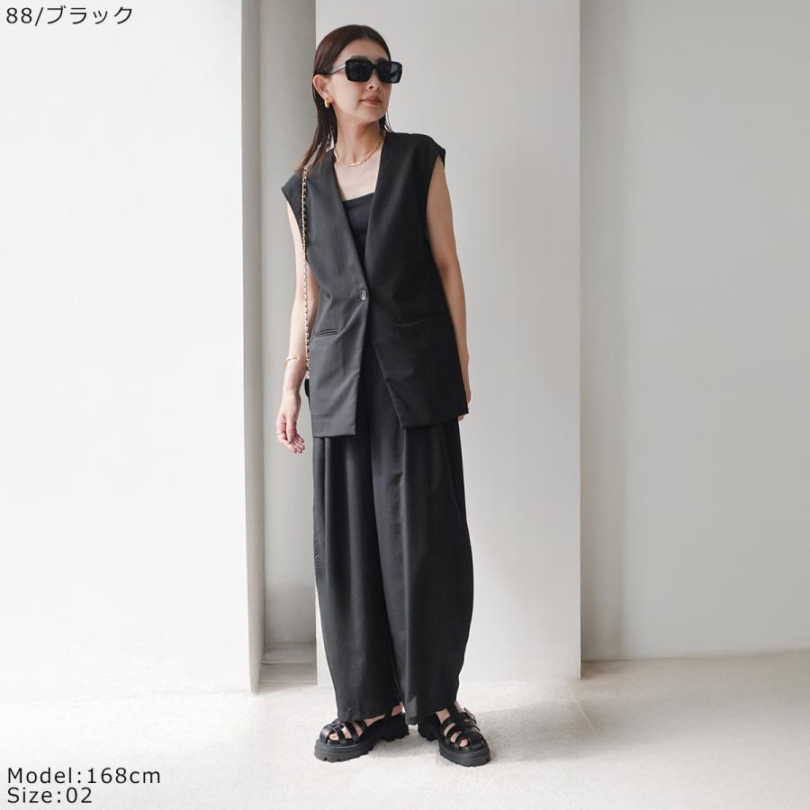 cloche（クロッシェ） クロシェ ジレ ドライジョーゼット 85679