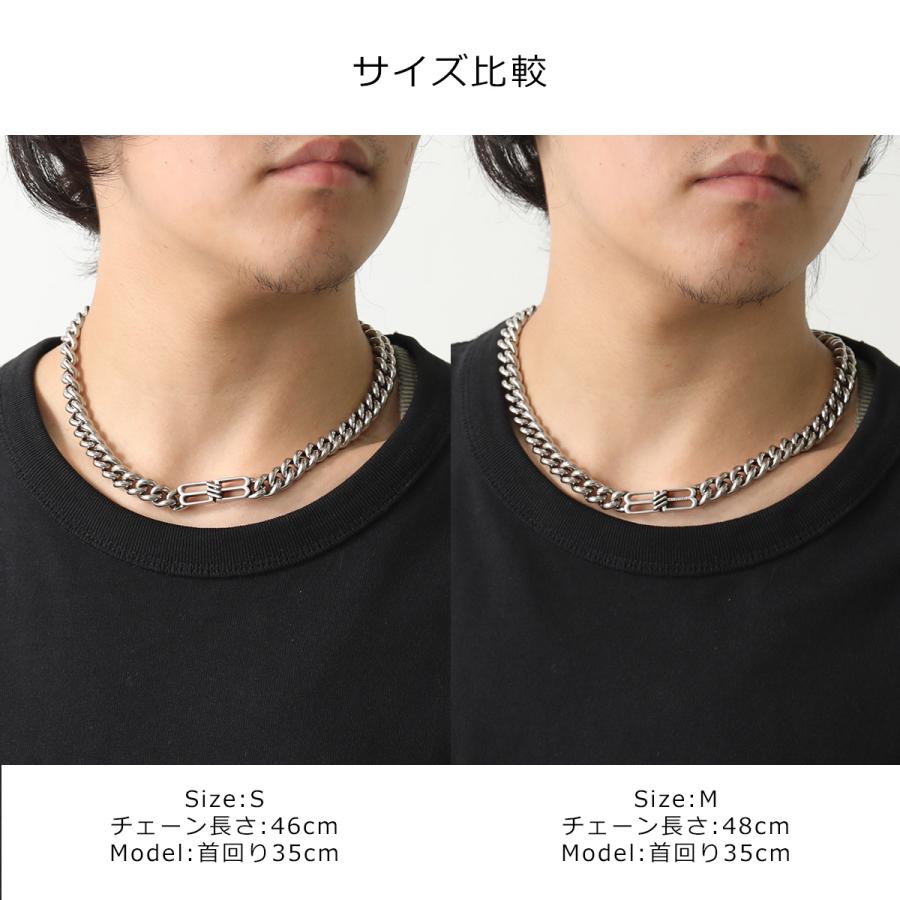 BALENCIAGA（バレンシアガ） ネックレス BB ICON 723052 TZ99I メンズ