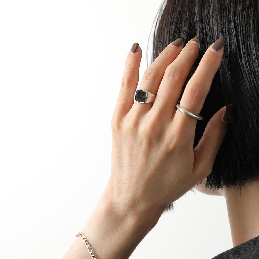 TOM WOOD（トムウッド） リング レディース Kay Ring Black Larvikite