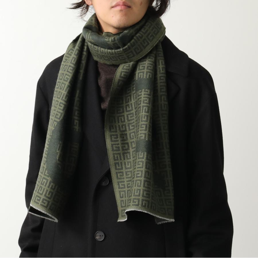 GIVENCHY（ジバンシィ） マフラー J6261 メンズ ストール ロゴ シルク
