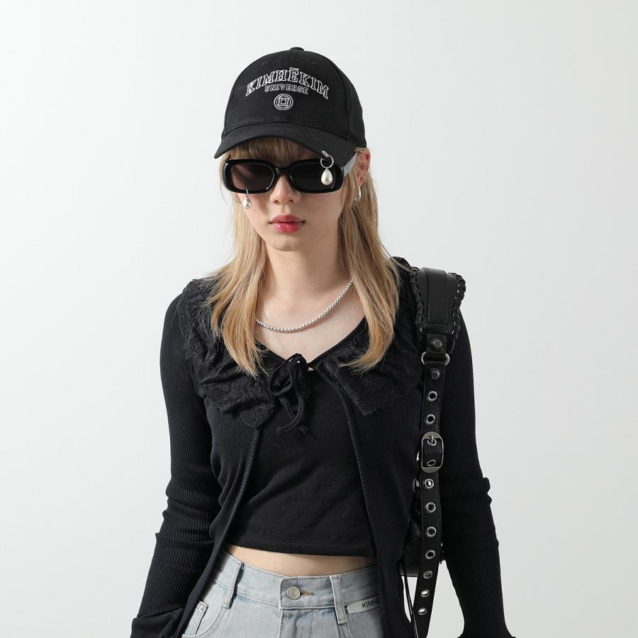 KIMHEKIM キムヘキム ベースボールキャップ PEARL PIERCED BASEBALL
