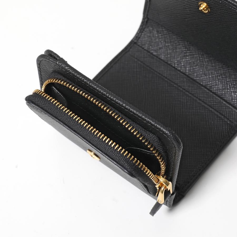 PRADA（プラダ） 三つ折り財布 1MH044 QHH レディース サフィアーノ