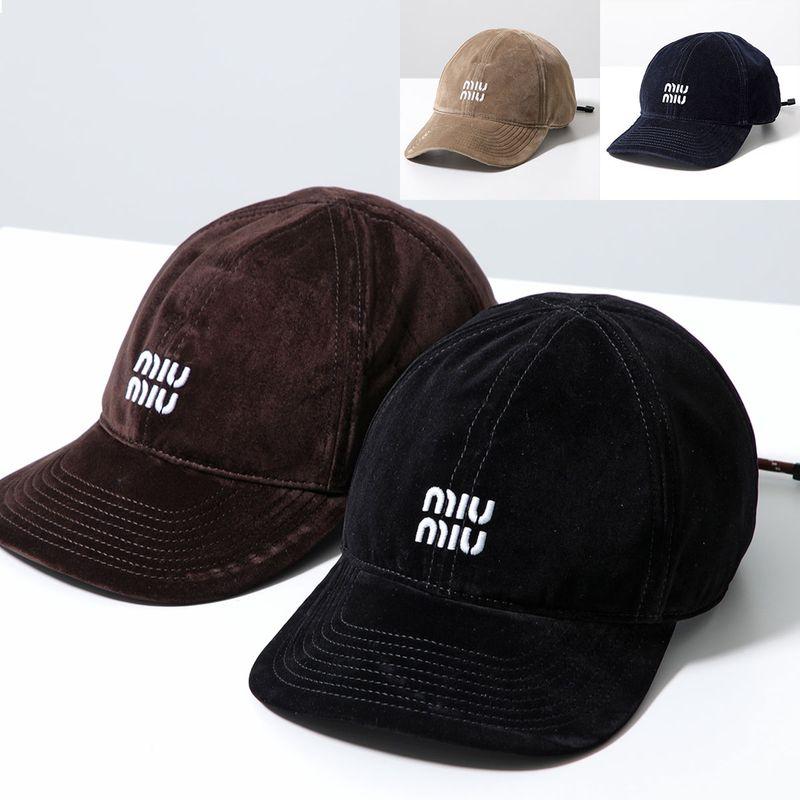 miu miu（ミュウミュウ） ベースボールキャップ 5HC369 2CUA