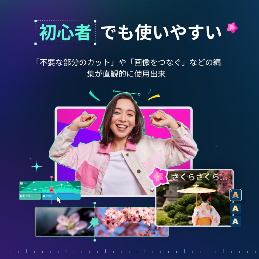Wondershare Filmora15 (Windows版) 動画編集ソフト 永続ライセンス AI