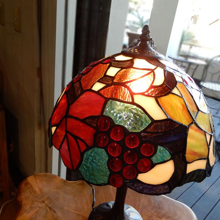 ステンドランプ 葡萄 ステンドグラス ランプ おしゃれ ぶどう ブドウ