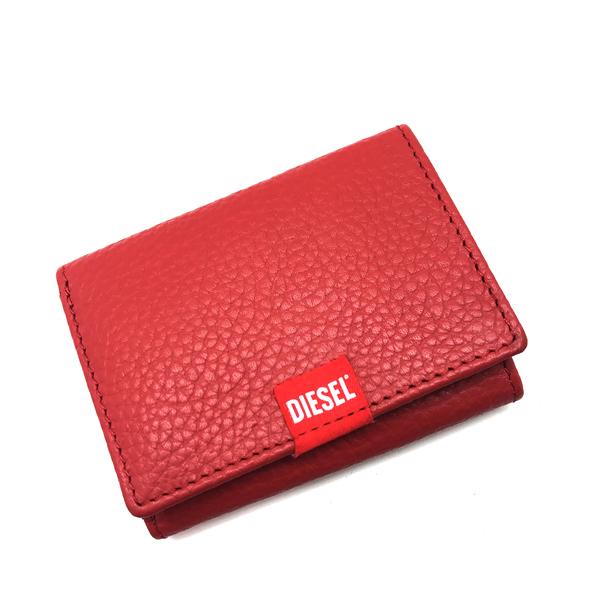 DIESEL（ディーゼル） 財布 ブランド EASY TUBE レザー レッド X09013
