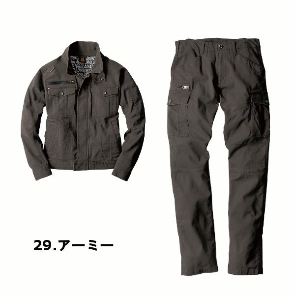 上下セット GLADATOR(グラディエーター)ストレッチコードピケ