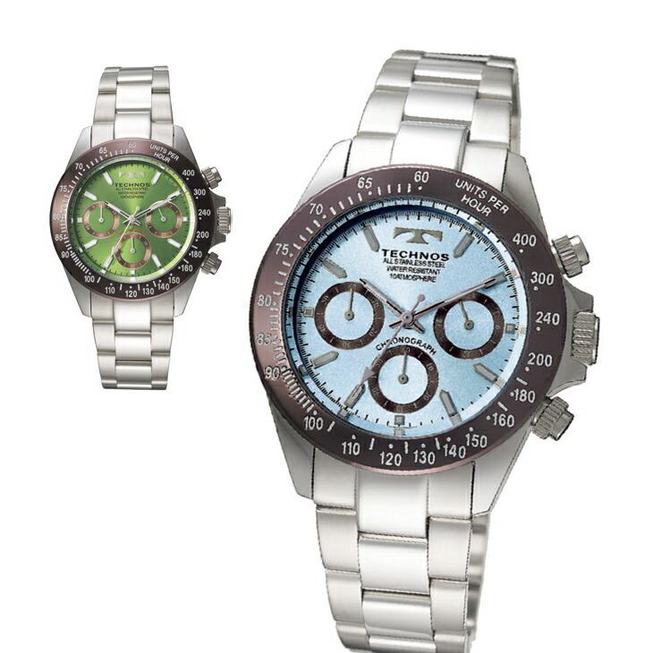 テクノス スポーツクロノグラフウォッチ テクノス腕時計 クロノグラフ