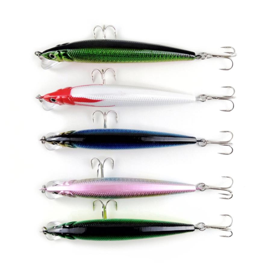 オルルド釣具 ミノーA 5色セット 11.5cm 18g ルアー 送料無料