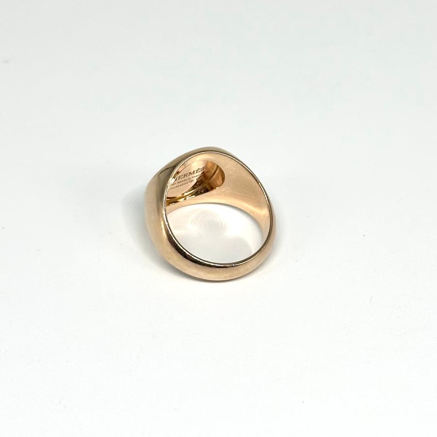 HERMES（エルメス） エクスリブリス リング カレッジリング 指輪