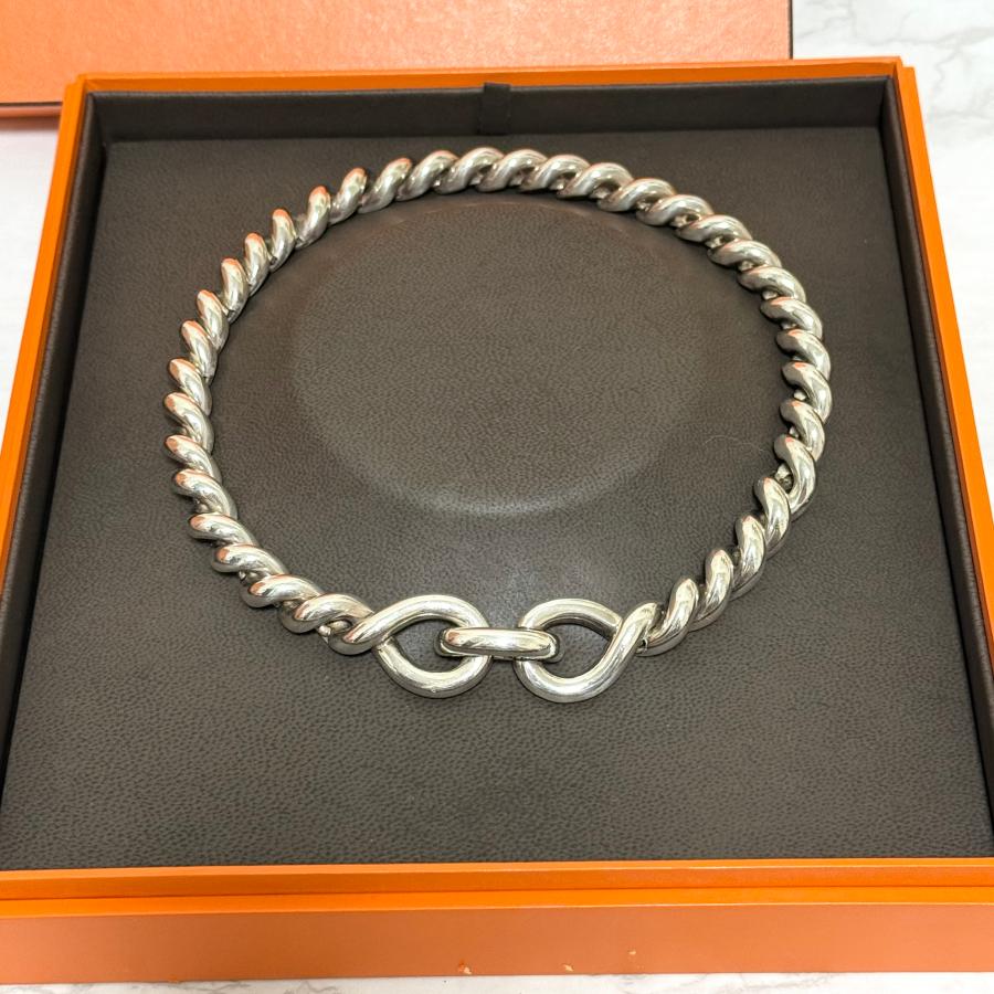 HERMES（エルメス） 【希少】 トルサード ネックレス シルバー925