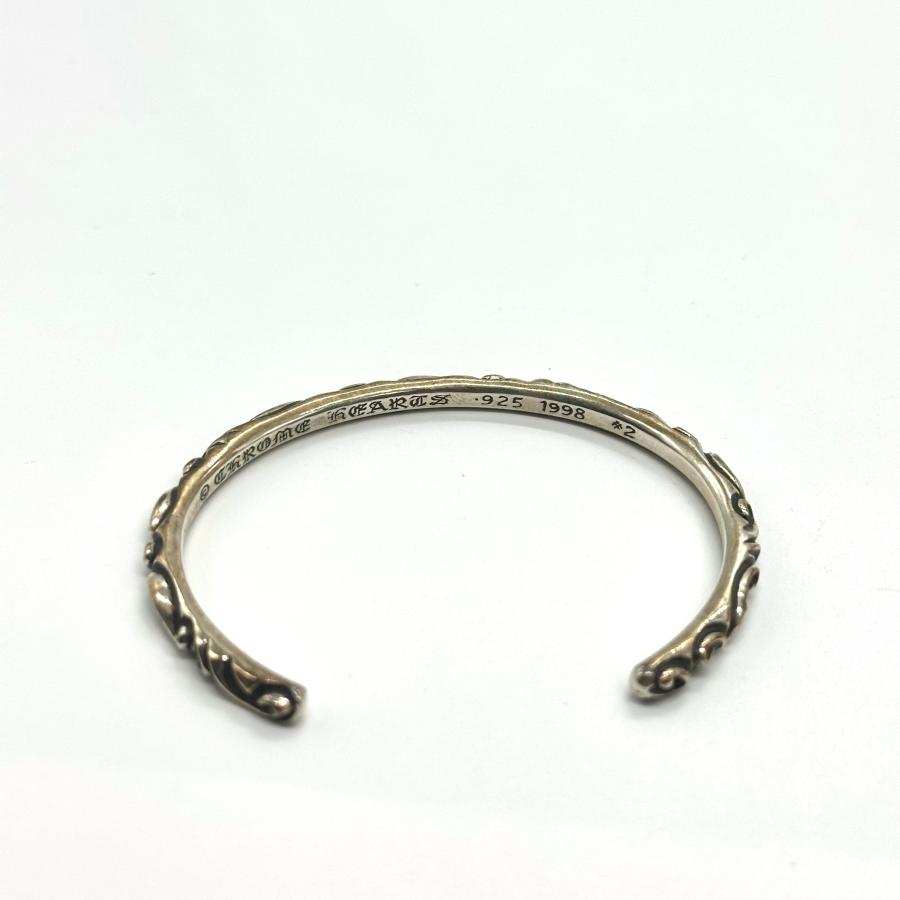 CHROME HEARTS（クロムハーツ） 【極美品】 スクロールバンド バングル